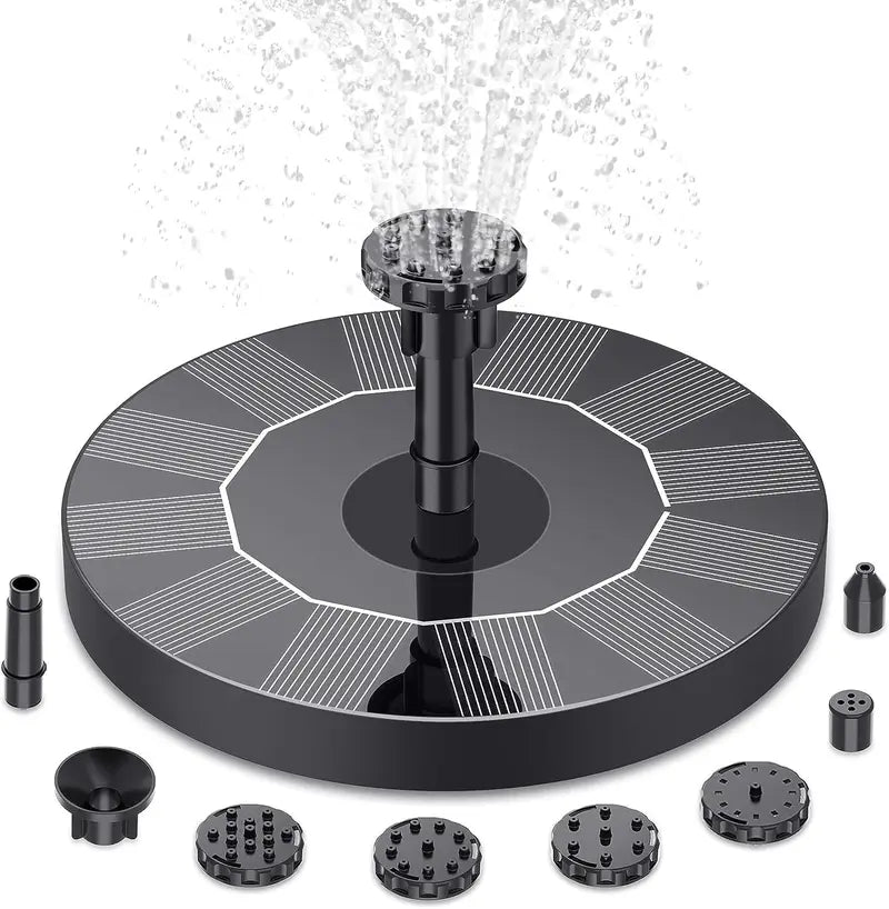 ๐ Solar Floating Fountain ๐ฆ โ 6 Spray Modes for Garden & Bird Bath
