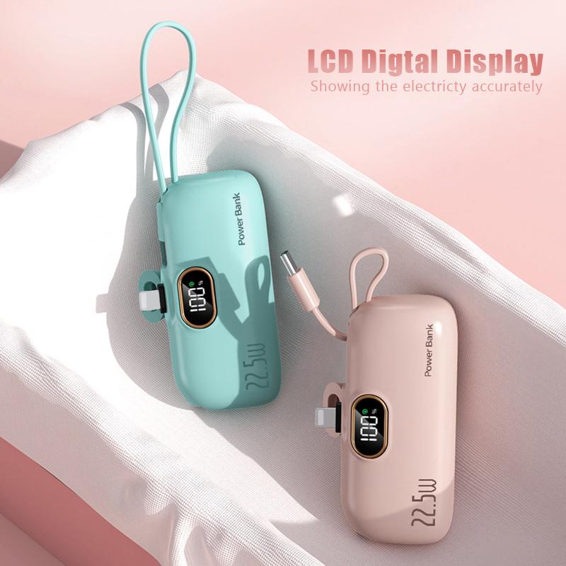 🔥Last Day 49% OFF🔥5000mAh Mini Portable Charger Power Bank for phone