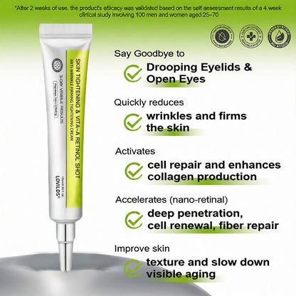 🧠👨‍⚕️Made and shipped from the USA 💫LOVILDS® Skin Tightening & Vita-A Retinol Retinol shot Anti-Wrinkle Firming Tightening cream - Last Day Promotion 49% OFF