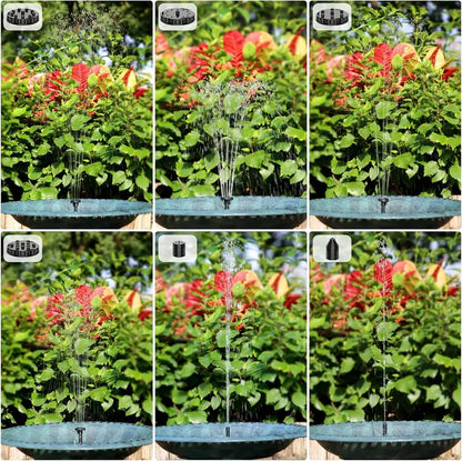 🌊 Solar Floating Fountain 🐦 – 6 Spray Modes for Garden & Bird Bath
