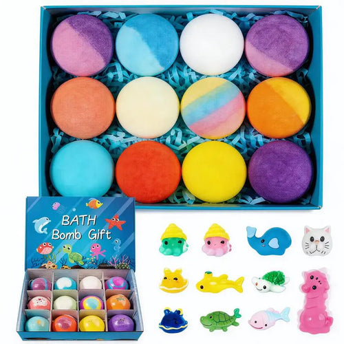 🐰🐣 The best Easter gift-Natural Bath Bombs for Kids with Mega Bubbles & Surprise Inside 🥚✨-ABB8