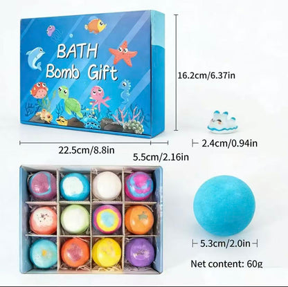 🐰🐣 The best Easter gift-Natural Bath Bombs for Kids with Mega Bubbles & Surprise Inside 🥚✨-ABB8