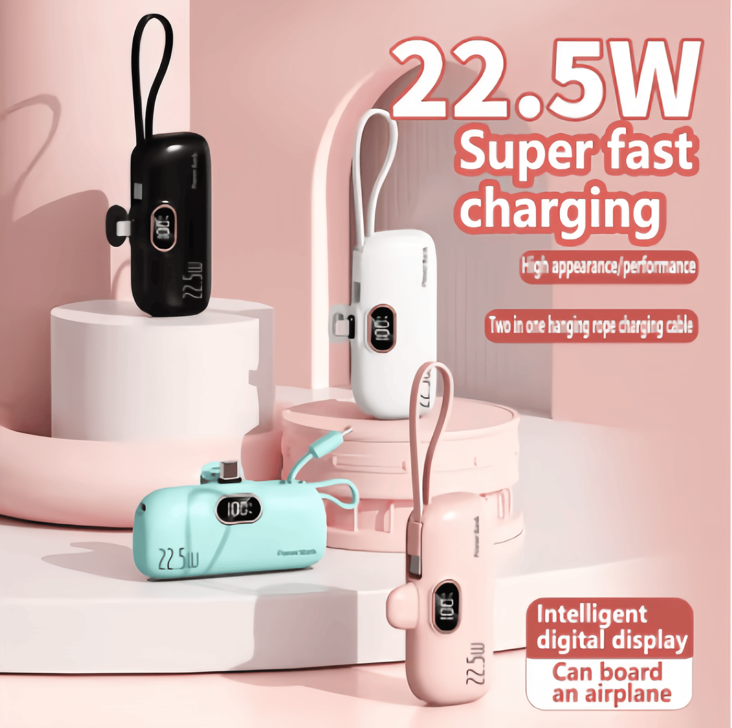 🔥Last Day 49% OFF🔥5000mAh Mini Portable Charger Power Bank for phone
