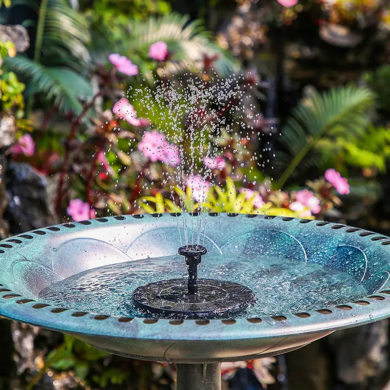 🌊 Solar Floating Fountain 🐦 – 6 Spray Modes for Garden & Bird Bath