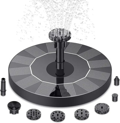 🌊 Solar Floating Fountain 🐦 – 6 Spray Modes for Garden & Bird Bath