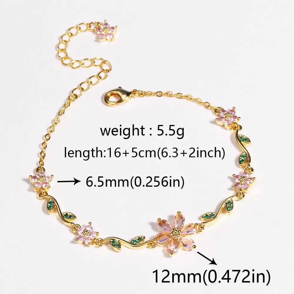 🔥2026 NEW ARRIVAL🔥 -Flower Bracelet(Perfect jewelry and gifts)