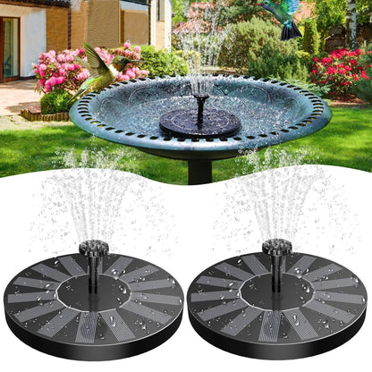 🌊 Solar Floating Fountain 🐦 – 6 Spray Modes for Garden & Bird Bath
