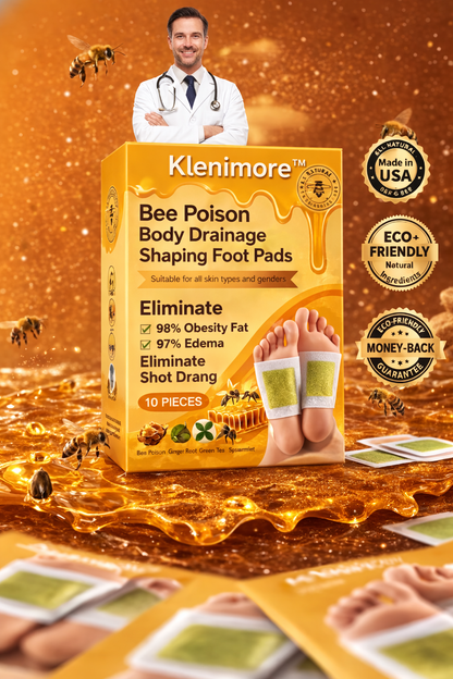 🌿KLENIMORE™ Bee Poison Foot Patches (Set of 10)