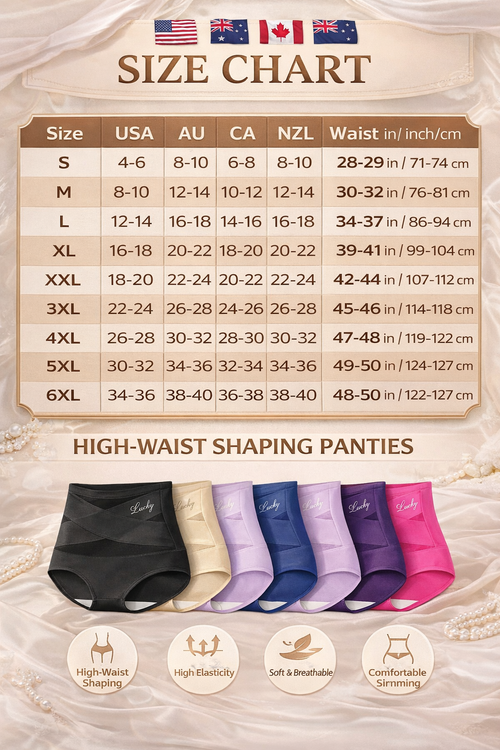 🌸LAST DAY 49% OFF🌸High-Waist Tummy Control Seamless Shaping Lucky Panties