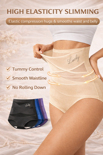 🌸LAST DAY 49% OFF🌸High-Waist Tummy Control Seamless Shaping Lucky Panties