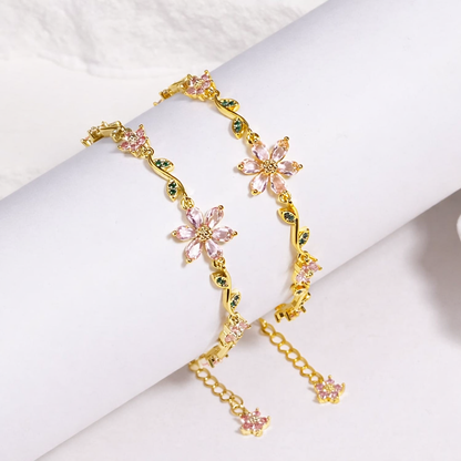 🔥2026 NEW ARRIVAL🔥 -Flower Bracelet(Perfect jewelry and gifts)