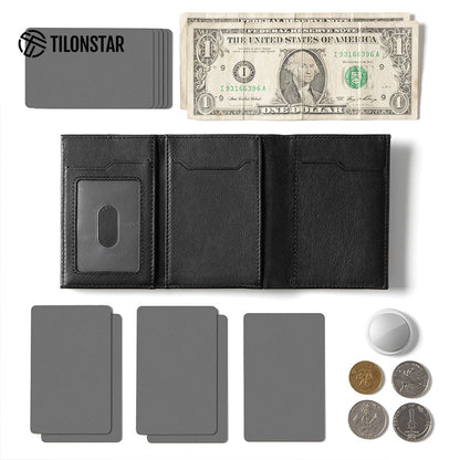 TVC302P Card Holder - Genuine Leather Pop up Wallet For Men's,TILONSTAR