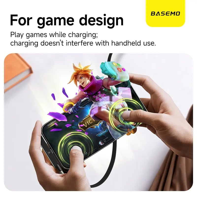 240W Super Charge 360° Rotating Invisible Stand Detachable 2-in-1 Charging Cable