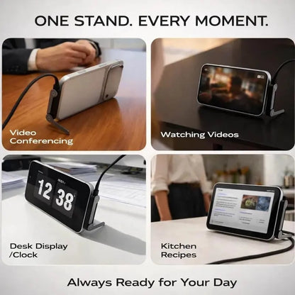 240W Super Charge 360° Rotating Invisible Stand Detachable 2-in-1 Charging Cable