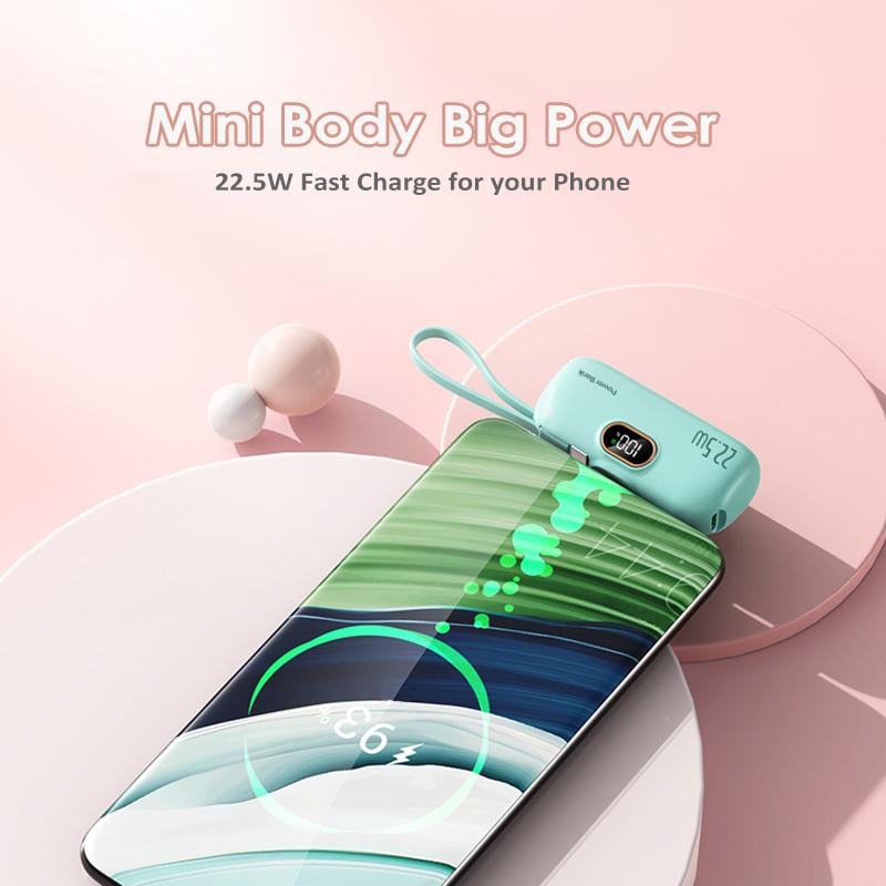 🔥Last Day 49% OFF🔥5000mAh Mini Portable Charger Power Bank for phone
