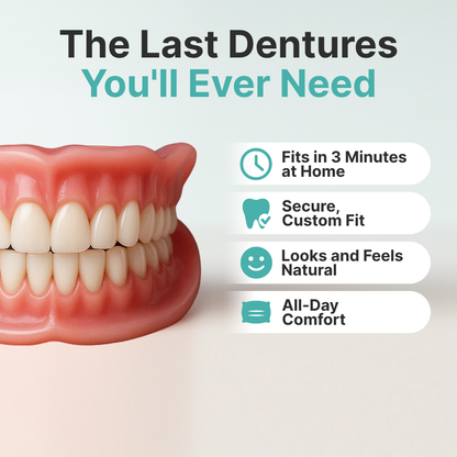 🌎Ends Today: 49% OFF!    Custom-Fit Full Functional DenturesMake you more confident✨