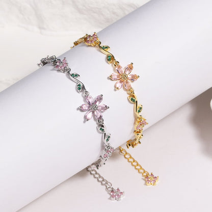 🔥2026 NEW ARRIVAL🔥 -Flower Bracelet(Perfect jewelry and gifts)